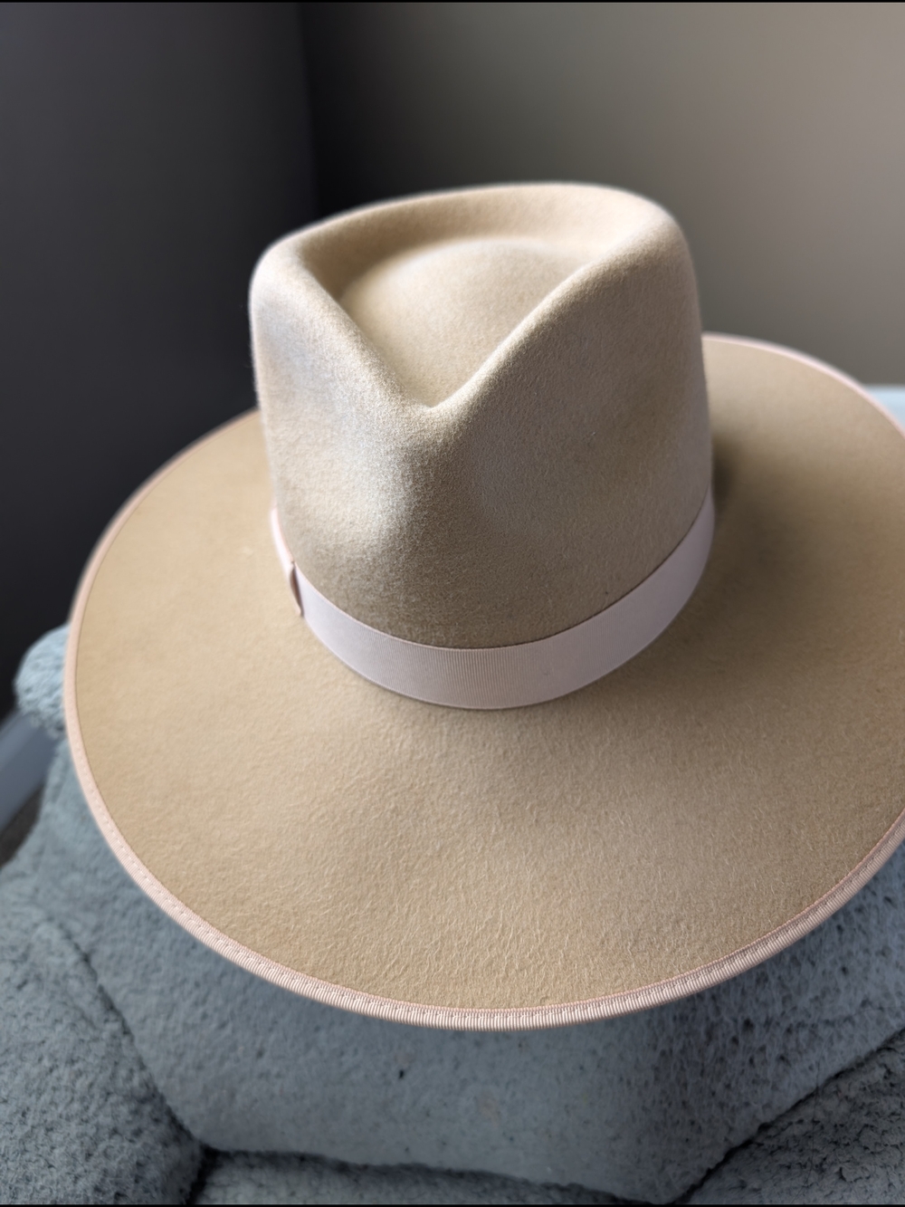 Lack of Color Wide Brim Felt Hat in Camel - Picture 7 of 7